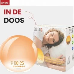 DistinQ Wake-Up Light ? Wifi Smart ? Wekkerradio Met Dubbele Wektijd ? Slaaphulp Met USB Aansluiting -Beurer store 550x527 5