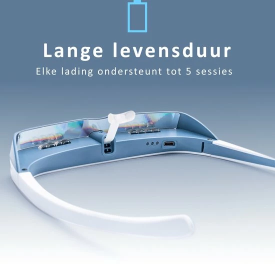 Luminette 3 Lichttherapiebril - Energielamp - Daglichtlamp - Wit | Blauw Luminette 3 Lichttherapiebril - Energielamp - Daglichtlamp - Wit | Blauw -Beurer store 550x528 1
