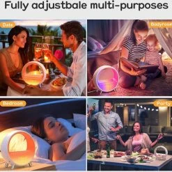 Global Goods GlobalGoods ® - Multifunctionele 5-in-1 Wake-up Light - Inclusief Nederlandse Handleiding - Wekkerradio - Bluetooth Speaker - Lichtwekker - Smart Clock - WiFi - Slaaptrainer - Slaaphulp - Noise Machine - Google Home | Amazon Alexa -Beurer store 550x529 6