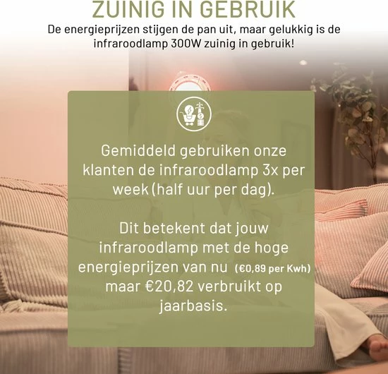 LIROMA® 300W Infraroodlamp - Hoogte Verstelbaar - Remote - Timer - Lichttherapie - Infraroodtherapie - Fibromyalgie - Pijnverlichting - Collageen Lamp - Rood Licht Therapie - Philips - Black Friday 2022 Deals - Afbeelding 6