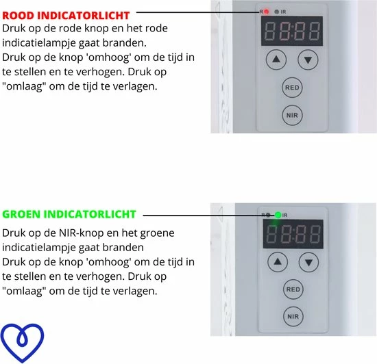 Magnificos - Infraroodlamp - Warmtelamp - Infrarood Panelen - Lichttherapie - Rood Licht Therapie - 60 Led Lampen à 5W - Afbeelding 6
