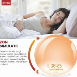 DistinQ Wake-Up Light ? Wifi Smart ? Wekkerradio Met Dubbele Wektijd ? Slaaphulp Met USB Aansluiting -Beurer store 550x532 2