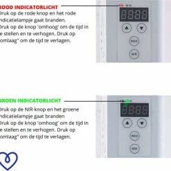 Magnificos - Infraroodlamp - Warmtelamp - Infrarood Panelen - Lichttherapie - Rood Licht Therapie - 180 Led Lampen ? 5W -Beurer store 550x532 9