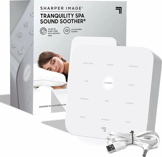 Sharper Image White Noise Machine - Slaaptrainer – Slaaphulp - Baby - Volwassenen