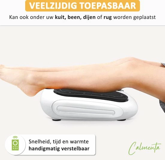 CALMENTA - Bloedcirculatieapparaat - Voor Benen, Voeten En Rug - Bloedsomloop Verbeteren - Voetmassage Apparaat - Beentrainer - Trilplaat - Bloedcirculatie Apparaat - Black Friday 2022 Deals - Afbeelding 5