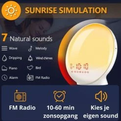 Lucky Led Wake Up Light - Slaaphulp - Wekkerradio Kinderen - Slaaptrainer - Digitale Wekker -Beurer store 550x534 14