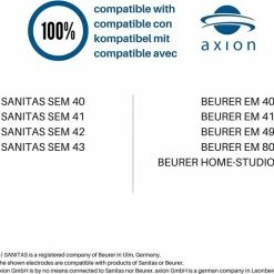 Axion - Rug Elektrode 20x12 Cm - EMS En TENS - Herstel - Spier- En Gewrichtspijn - Zelfklevend -Beurer store 550x534 23