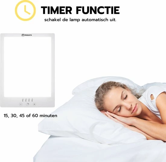 FT Products FT-products Daglichtlamp - LED Lichttherapie 12.000 LUX - Winterdepressie Daglicht Lamp - SAD Daylight Therapy - Therapie Lamp - Bureaulamp - Hobby Lamp 8 FT Products FT-products Daglichtlamp - LED Lichttherapie 12.000 LUX - Winterdepressie Daglicht Lamp - SAD Daylight Therapy - Therapie Lamp - Bureaulamp - Hobby Lamp - Afbeelding 6