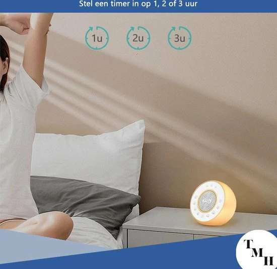 The Modern Human? Slaaphulp ? Witte Ruis ? White Noise Machine ? Slaaptrainer ? Slaaphulp Baby ? Slaaptrainer Kinderen ? Met LED Lamp ? Multi Color Light 9 The Modern Human? Slaaphulp ? Witte Ruis ? White Noise Machine ? Slaaptrainer ? Slaaphulp Baby ? Slaaptrainer Kinderen ? Met LED Lamp ? Multi Color Light - Afbeelding 7