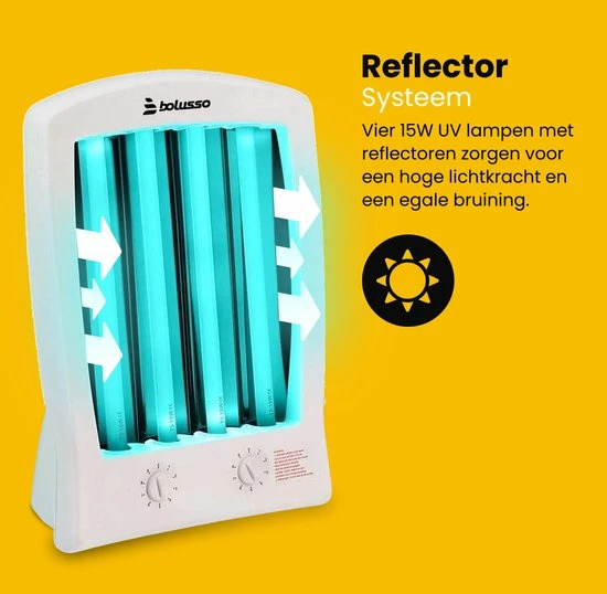 Bolusso Gezichtsbruiner – Gelaatsbruiner Incl. 2x Zonnebank Bril – Voor Gezicht En Decolleté – Solarium 5 Bolusso Gezichtsbruiner – Gelaatsbruiner Incl. 2x Zonnebank Bril – Voor Gezicht En Decolleté – Solarium - Afbeelding 3