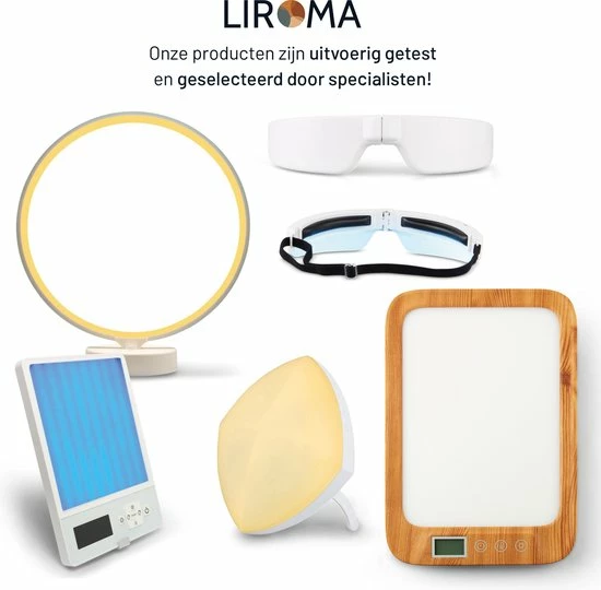 LIROMA® Daglichtlamp - Gratis Opberghoes - ⌀ 32 - 10.000 LUX - USB Poort - 3 Kleuren - Bureaulamp - Lichttherapielamp - Lichttherapie - Black Friday 2022 Deals - Afbeelding 11