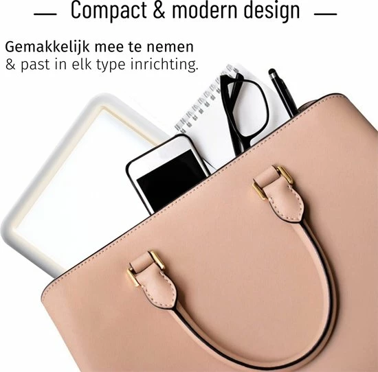 Daglichtlamp Lichttherapielamp Lichttherapie Energielamp - Winterdepressie - 2 Standen - 6500 10000 LUX - MINQY® - Afbeelding 8