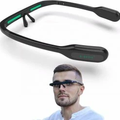 Merkloos E-Optic? - Lichttherapiebril - Lichttherapielamp - Daglichtbril - Blauw Licht - Zonlichtlamp Stimulatie - Met APP