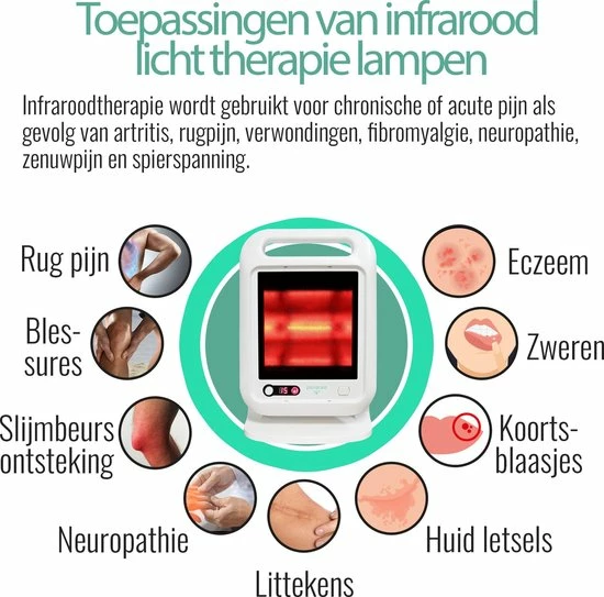 Panacea Infraroodlamp Voor Spieren En Gewrichten Infrarood Paneel 300w - Afbeelding 4