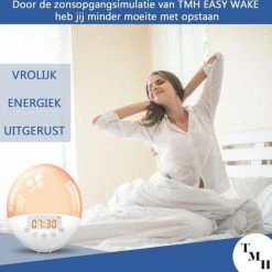 The Modern Human? EASY WAKE WIFI - Hoge Kwaliteit Wake Up Light Wifi - Inclusief Gratis App - Strak Design - Verbinding Met Google Home En Alexa - Natuurlijke Geluiden En FM Radio - USB Oplader - Slaaptrainer - Slaaphulp - Ook Franse Handleiding -Beurer store 550x544 3