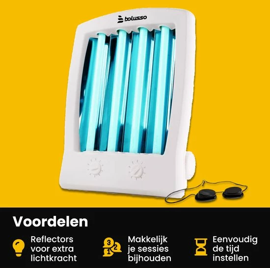 Bolusso Gezichtsbruiner – Gelaatsbruiner Incl. 2x Zonnebank Bril – Voor Gezicht En Decolleté – Solarium 6 Bolusso Gezichtsbruiner – Gelaatsbruiner Incl. 2x Zonnebank Bril – Voor Gezicht En Decolleté – Solarium - Afbeelding 4