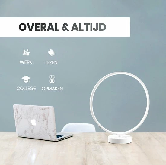 Lunixy? Premium Daglichtlamp - Bureaulamp - 10000 LUX - Timer - Zonsondergang Modus - 3 Kleuren - UV-vrij - Lichttherapie - Afbeelding 8