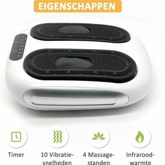 CALMENTA - Bloedcirculatieapparaat - Voor Benen, Voeten En Rug - Bloedsomloop Verbeteren - Voetmassage Apparaat - Beentrainer - Trilplaat - Bloedcirculatie Apparaat - Black Friday 2022 Deals - Afbeelding 4