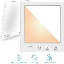 Solvix Lichttherapie Daglichtlamp ? Lichttherapielamp ? SAD Lamp ? Energielamp Voor Hobby