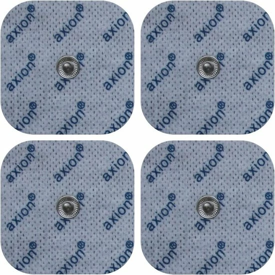 Axion - 4 Elektroden Pads 50x50 Mm - EMS En TENS - Herstel - Spier- En Gewrichtspijn - Zelfklevend