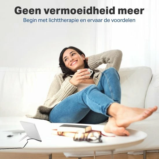 Vivid Green Daglichtlamp Met Gratis E-book - Lichttherapielamp - Lichttherapie -Sad Daglicht Lamp - Daglichtlampen - Winterdepressie - Energielamp - Afbeelding 5