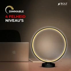 Bolt Electronics® Bolt Electronics ® Tafellamp – Moodlamp – Lichttherapielamp - Moodlight – Daglichtlamp – RGB Licht – Zwart