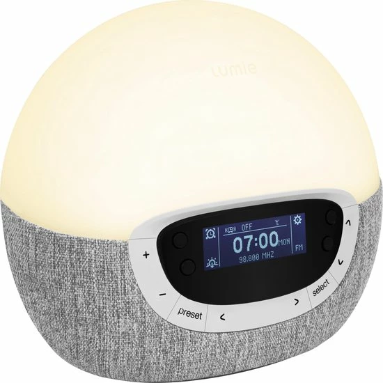 Lumie Bodyclock Shine 300 Wake-up Light Grijs - Afbeelding 9