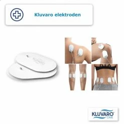 Kluvaro TENS/EMS Elektroden Pads - Voor Elektrodentherapie Apparaat - 3,3 Mm Knoopsluiting - 6,5x4,4 Cm - 20 Stuks -Beurer store 550x550 1079