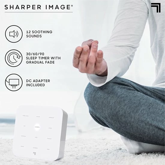 Sharper Image White Noise Machine - Slaaptrainer – Slaaphulp - Baby - Volwassenen - Afbeelding 5