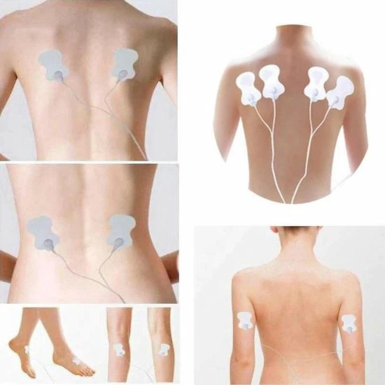 Genki Elektrodentherapie Massage ? 4 Elektroden Pads ? Electro Stimulator Voor Hele Lichaam ? Ontspannen Spieren En Stimulatie Bloedcirculatie - Afbeelding 9