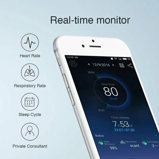 Sleepace Nox Aroma - Wake-up Light Met Bluetooth Speaker - Afbeelding 6