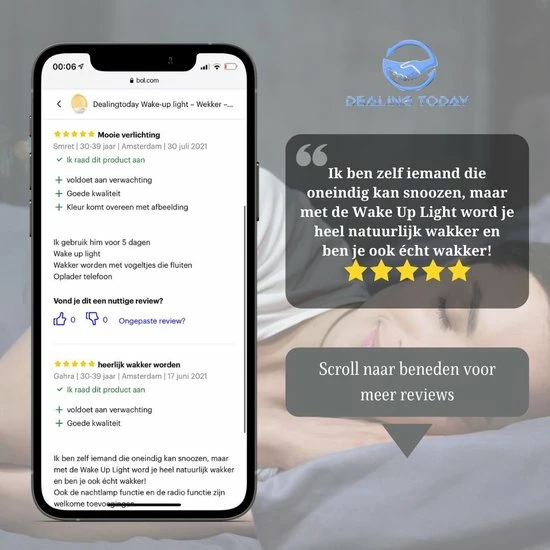 Dealingtoday, Wake-Up Light ? Wekkerradio met dubbele wektijd ? USB aansluiting Merkloos Dealingtoday, Wake-Up Light ? Wekkerradio Met Dubbele Wektijd ? USB Aansluiting -Beurer store 550x550 1181