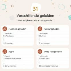 Numsy Touch White Noise Machine Baby - Witte Ruis Machine -Beurer store 550x550 123