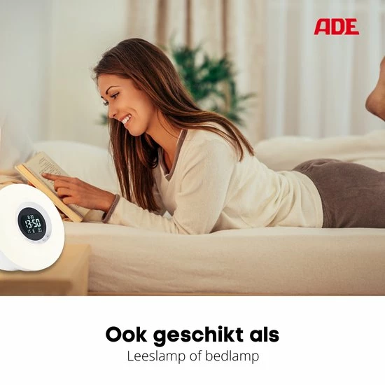ADE? - Wake-Up Light - Wekkerradio Met Dagaanduiding - Kinderwekker 4 ADE? - Wake-Up Light - Wekkerradio Met Dagaanduiding - Kinderwekker - Afbeelding 2