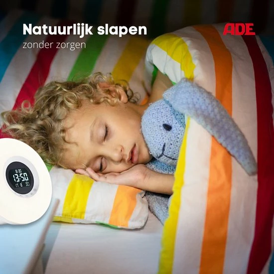 ADE? - Wake-Up Light - Wekkerradio Met Dagaanduiding - Kinderwekker 5 ADE? - Wake-Up Light - Wekkerradio Met Dagaanduiding - Kinderwekker - Afbeelding 3