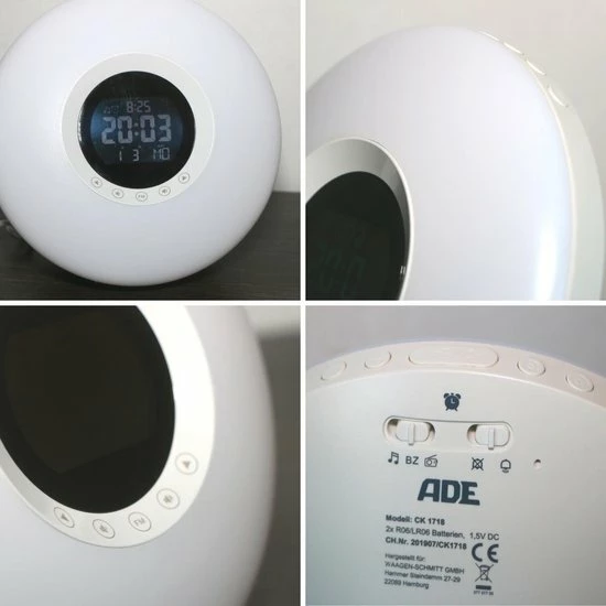 ADE? - Wake-Up Light - Wekkerradio Met Dagaanduiding - Kinderwekker 7 ADE? - Wake-Up Light - Wekkerradio Met Dagaanduiding - Kinderwekker - Afbeelding 5