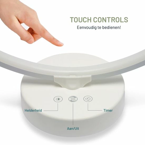 LIROMA® Daglichtlamp - Gratis Opberghoes - ⌀ 32 - 10.000 LUX - USB Poort - 3 Kleuren - Bureaulamp - Lichttherapielamp - Lichttherapie - Black Friday 2022 Deals - Afbeelding 14