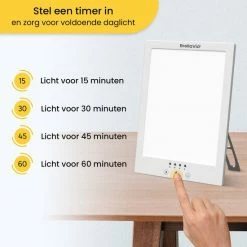 BrellaVio Happy Light Daglichtlamp - 12.000 LUX - Wit - LED Lichttherapie - Winterdepressie Bureaulamp - Daglicht Lamp - SAD Daylight Therapy - Hobby Lampen -Beurer store 550x550 190