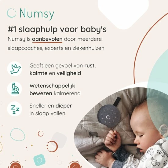 Numsy Move White Noise Machine Baby - Witte Ruis Machine 8 Numsy Move White Noise Machine Baby - Witte Ruis Machine - Afbeelding 6