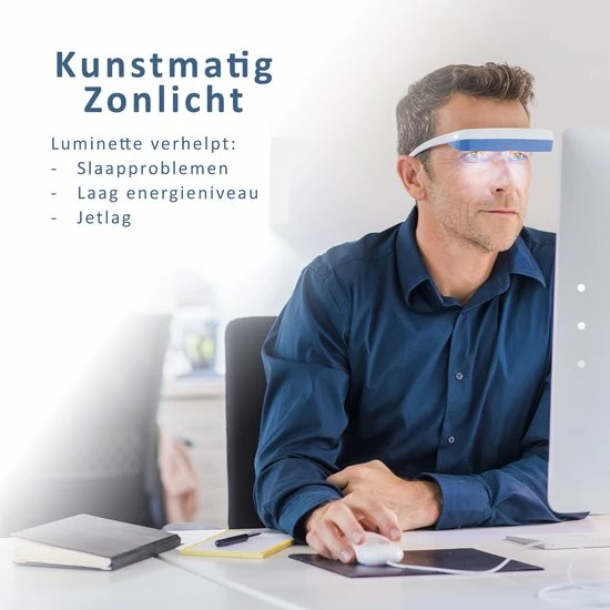 Luminette 3 Lichttherapiebril - Energielamp - Daglichtlamp - Wit | Blauw Luminette 3 Lichttherapiebril - Energielamp - Daglichtlamp - Wit | Blauw -Beurer store 550x550 245