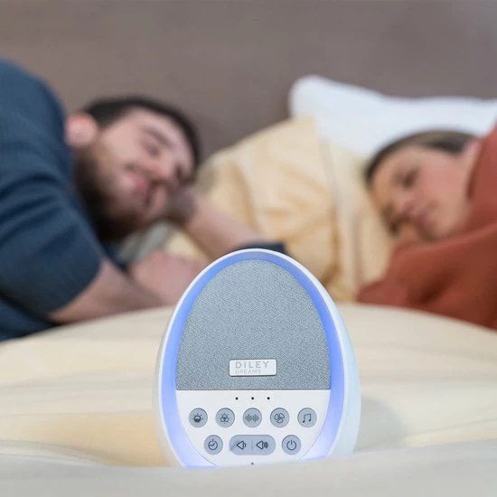 Diley Dreams? Diley Het Droom Ei Slaaptrainer ? White Noise Machine ? Muziek Doosje ? Witte Ruis Met LED Lampen - Afbeelding 6