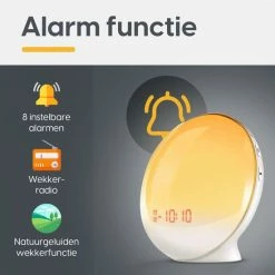 ProSova Wake Up Light - Slaaptrainer - Wekkerradio - Nachtlamp - Dubbele Wektijd - 7 Kleuren - USB Aansluiting 4 ProSova Wake Up Light - Slaaptrainer - Wekkerradio - Nachtlamp - Dubbele Wektijd - 7 Kleuren - USB Aansluiting -Beurer store 550x550 272