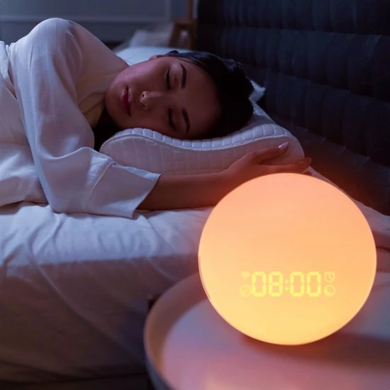 Superity? Superity - Wake Up Light Met Smart Control - Slaapwekker - Lichtwekker - Nachtlamp - Slaaptrainer - White Noise Functie - Afbeelding 3