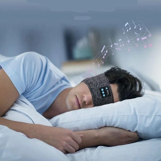 Mertira? Bluetooth Slaapmasker - Slaap Koptelefoon - Slaapmasker Bluetooth - Oogmasker Slaap - Slaaptrainer - Set - Blauw - Afbeelding 9