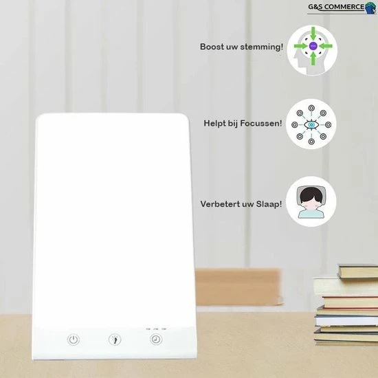 G&S Commerce Daglichtlamp - Lichttherapie - Led - Daglichtlampen - ( Inclusief GRATIS OpbergHoes ) - Licht Therapielamp - Lamp - Compact En Dun - Kantoor - Bureau - Winterdepressie - Voor Thuis - Thuiswerken - Energielamp - Black Friday 2021 Deals 8 G&S Commerce Daglichtlamp - Lichttherapie - Led - Daglichtlampen - ( Inclusief GRATIS OpbergHoes ) - Licht Therapielamp - Lamp - Compact En Dun - Kantoor - Bureau - Winterdepressie - Voor Thuis - Thuiswerken - Energielamp - Black Friday 2021 Deals - Afbeelding 6