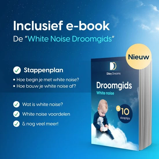 Diley Dreams? Diley Dreams Milky Slaaptrainer ? Witte Ruis ? White Noise Machine - Geschikt Voor Baby, Kinderen En Volwassen - Afbeelding 9