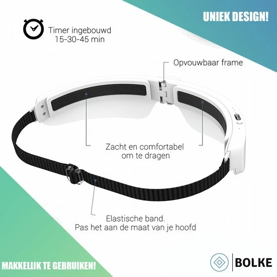 Bolke? Lichttherapielamp - Daglichtlamp - Lichttherapie - Lichttherapiebril - Daglichtbril - Lichttherapielamp Winterdepressie - Afbeelding 2