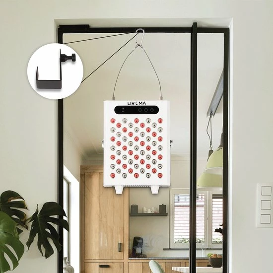 LIROMA? LED Infraroodlamp - 4 Golflengtes - Timer - Rood Licht Therapie - Collageen Lamp ? Bevordert Bloedcirculatie ? Fibromyalgie - Warmtelamp - Lichttherapie - Black Friday 2022 Deals - Afbeelding 6