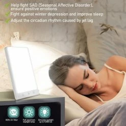 Alizendeh Daglichtlamp Lichttherapielamp Lichttherapie Energielamp - Tegen Winterdepressie - Winterdepressie Energylight-Sunlight SAD Light-6500K-11000 LUX-wit -Beurer store 550x550 656