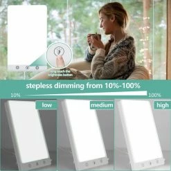 Alizendeh Daglichtlamp Lichttherapielamp Lichttherapie Energielamp - Tegen Winterdepressie - Winterdepressie Energylight-Sunlight SAD Light-6500K-11000 LUX-wit -Beurer store 550x550 662